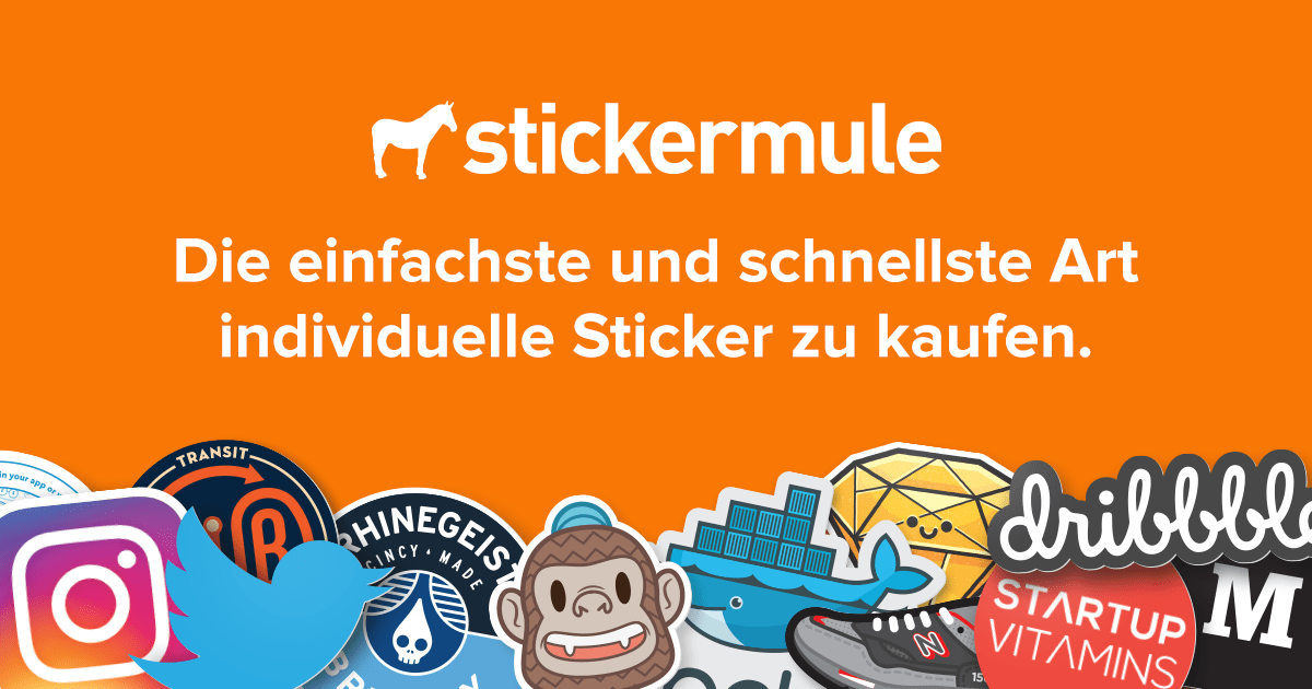 Laptop Aufkleber  Sticker Mule Deutschland